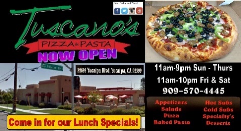 Tuscano's Pizza & Pasta